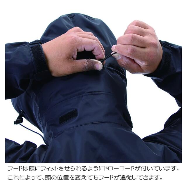 マズメ コンタクトレインスーツ2 ブラック LLサイズ mazume