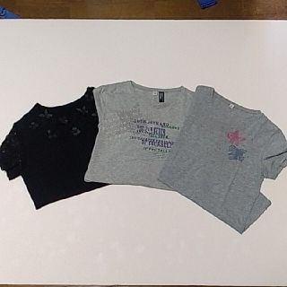 ユニクロ(UNIQLO)のユニクロTシャツ他　3枚セット　M(Tシャツ(半袖/袖なし))