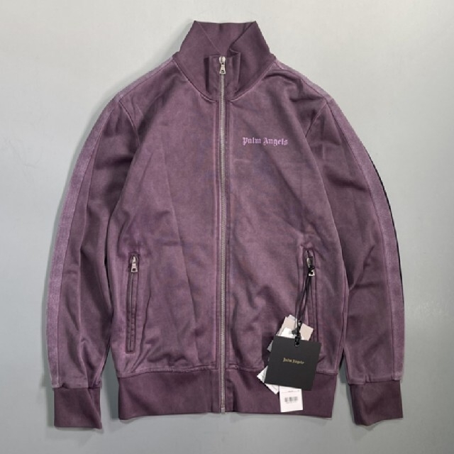 palm angels garment dyed track jacket