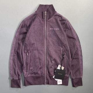 palm angels garment dyed track jacket