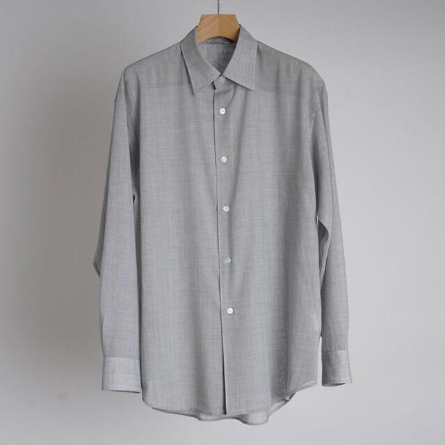 AURALEE オーラリー SHEER WOOL SILK SHIRTS