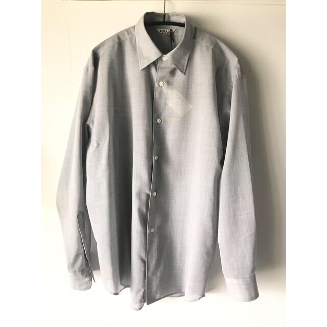 AURALEE オーラリー SHEER WOOL SILK SHIRTS 7