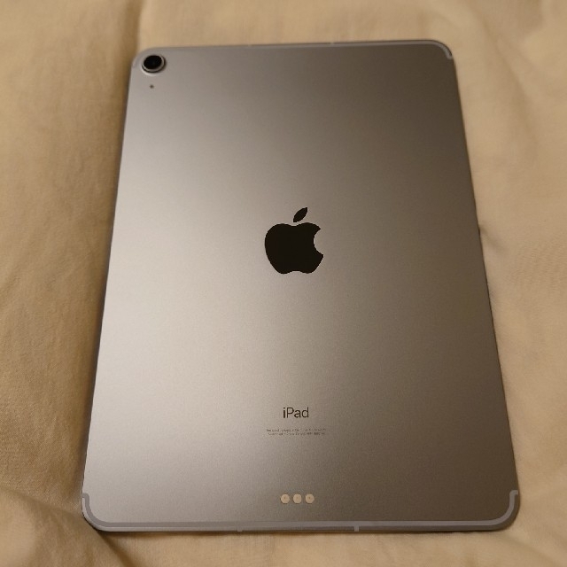 iPad(アイパッド)の美品 iPad Air4 第4世代  Wi-Fi Cellular  256GB スマホ/家電/カメラのPC/タブレット(タブレット)の商品写真