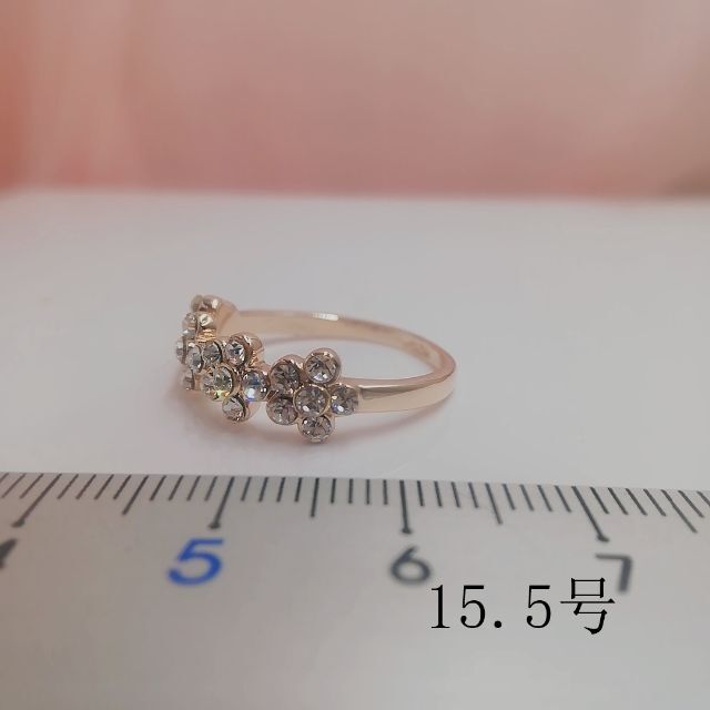 tt15090閉店セール15.5号リングラインストーンリングデザインリング レディースのアクセサリー(リング(指輪))の商品写真