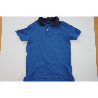 ポロラルフローレン(POLO RALPH LAUREN)のラルフローレン　ポロシャツ　青　サイズ６(Tシャツ/カットソー)