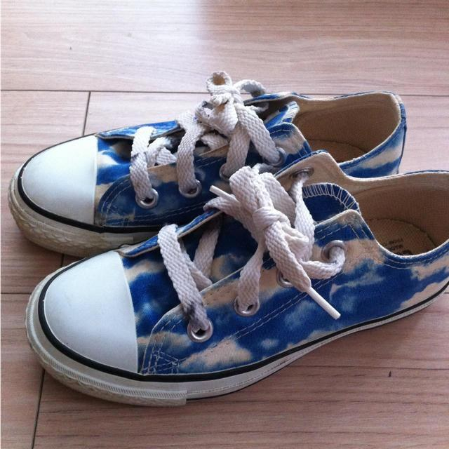 Converse 可愛い 空模様のコンバース 19cmの通販 By Chirinn S Shop コンバースならラクマ