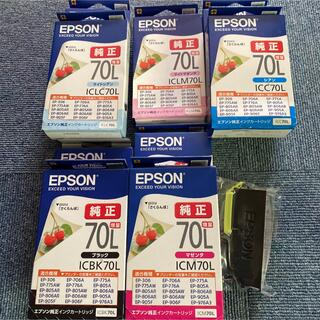 エプソン(EPSON)のエプソンさくらんぼ６色6本(PC周辺機器)