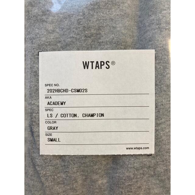 W)taps(ダブルタップス)のYtaps様専用Wtaps Champion Academy LS Gray S メンズのトップス(Tシャツ/カットソー(七分/長袖))の商品写真
