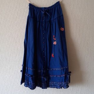 PINK HOUSE - ピンクハウス カーネーション刺繍ブラウス、スカートの