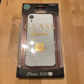 アイフォーン(iPhone)のLEPLUS  iPhone XR 背面ガラスシェルケース LP-IPMGSPW(モバイルケース/カバー)