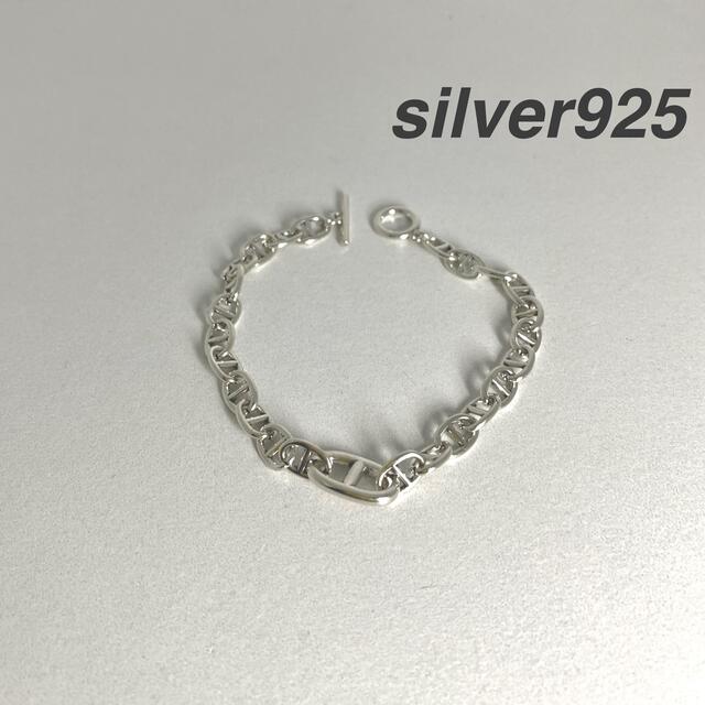 Maison Martin Margiela(マルタンマルジェラ)の【匿名配送】アンカーチェーンシルバーブレスレット silver925 メンズ メンズのアクセサリー(ブレスレット)の商品写真