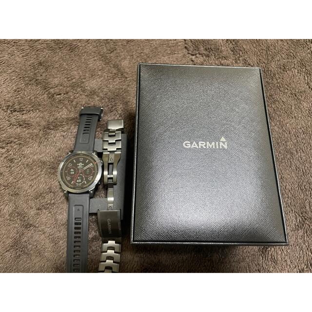 GARMIN(ガーミン)の<最終価格>Garmin fenix7 チタン純正バンド(延長保証付き) メンズの時計(腕時計(デジタル))の商品写真