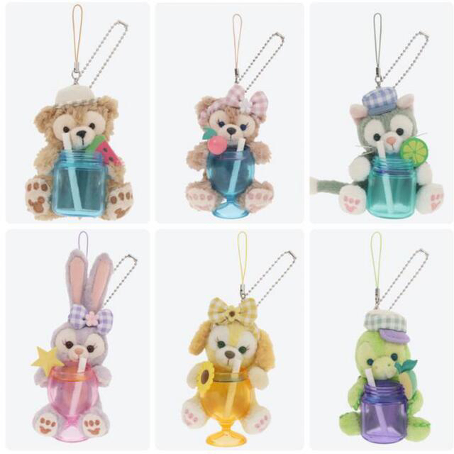 ぬいぐるみストラップ 6点 セット テイスティサマーサプライズ