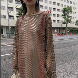 アメリヴィンテージ(Ameri VINTAGE)のAmeri Vintage MEDI WAVE PATTERN TOP (シャツ/ブラウス(長袖/七分))