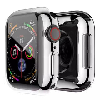 アップルウォッチ(Apple Watch)のApplewatch アップルウォッチカバー 全面タイプ シルバー 41mm(モバイルケース/カバー)