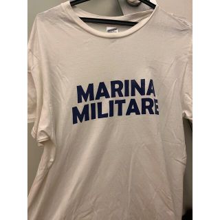 ロンハーマン(Ron Herman)の白Tシャツ　半袖　マリーナミリターレ(Tシャツ/カットソー(半袖/袖なし))