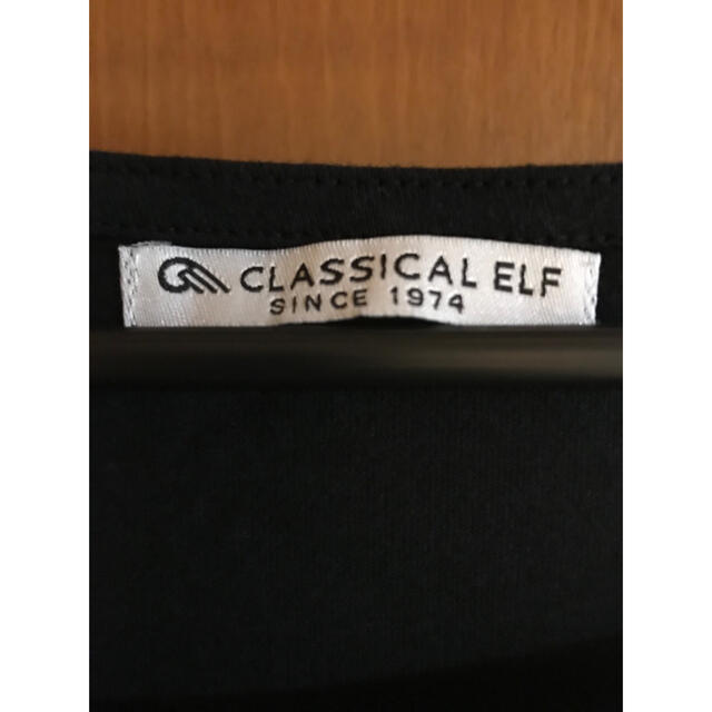 Classical Elf★ボートネック ドルマン プルオーバー★ブラック XL レディースのトップス(カットソー(半袖/袖なし))の商品写真