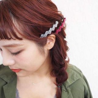 キャセリーニ(Casselini)の新品同様✨安中亜美着用♡jumelloギザギザバレッタ2set♡(バレッタ/ヘアクリップ)