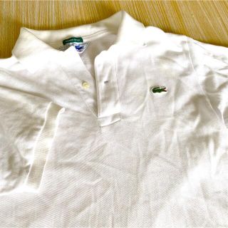 ラコステ(LACOSTE)の【美品】ラコステ × シップス　別注カノコポロシャツ　白　2 XS(ポロシャツ)