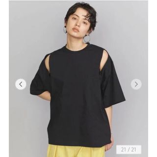 ビューティアンドユースユナイテッドアローズ(BEAUTY&YOUTH UNITED ARROWS)の新品未使用　ビューティアンドユース　カットトップス(カットソー(半袖/袖なし))