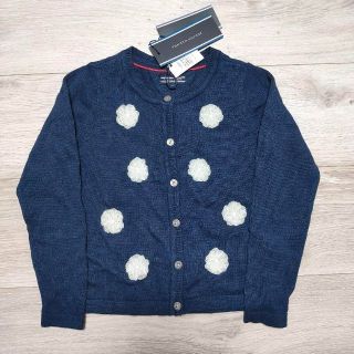 トミーヒルフィガー(TOMMY HILFIGER)のTOMMY HILFIGER NAVY カーディガン kids(カーディガン)