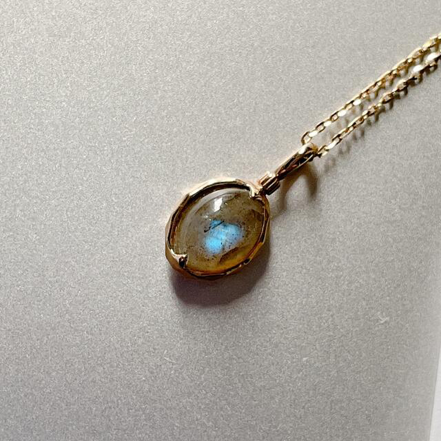agete アガット ラブラドライトネックレス 美品-