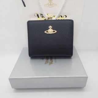 ヴィヴィアンウエストウッド(Vivienne Westwood)の 未使用 ヴィヴィアン ウエストウッド　ミニ　短財布　ブラック　アウトレット品 (財布)