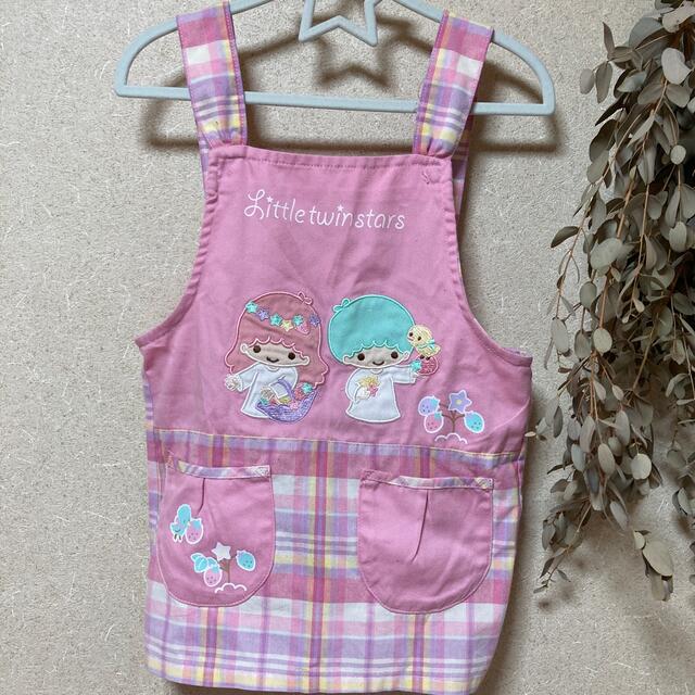 サンリオ(サンリオ)のキキララ♡kidsエプロン キッズ/ベビー/マタニティのキッズ服女の子用(90cm~)(その他)の商品写真