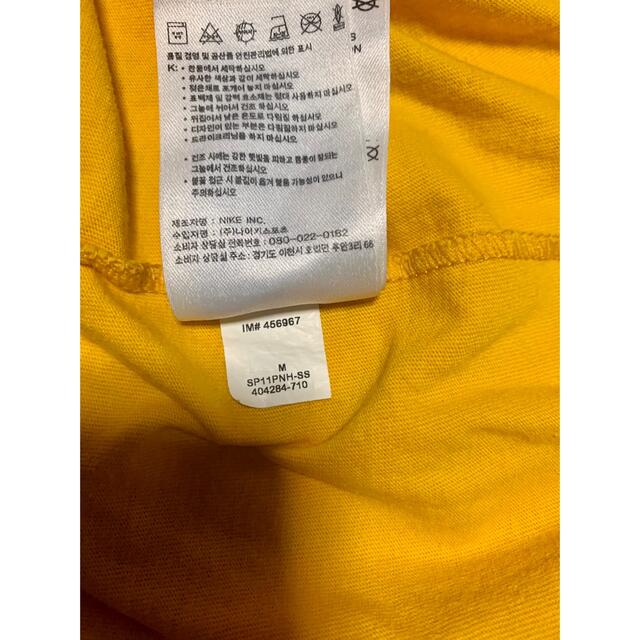 NIKE(ナイキ)のジョーダン　Tシャツ　イエロー　Mサイズ メンズのトップス(Tシャツ/カットソー(半袖/袖なし))の商品写真
