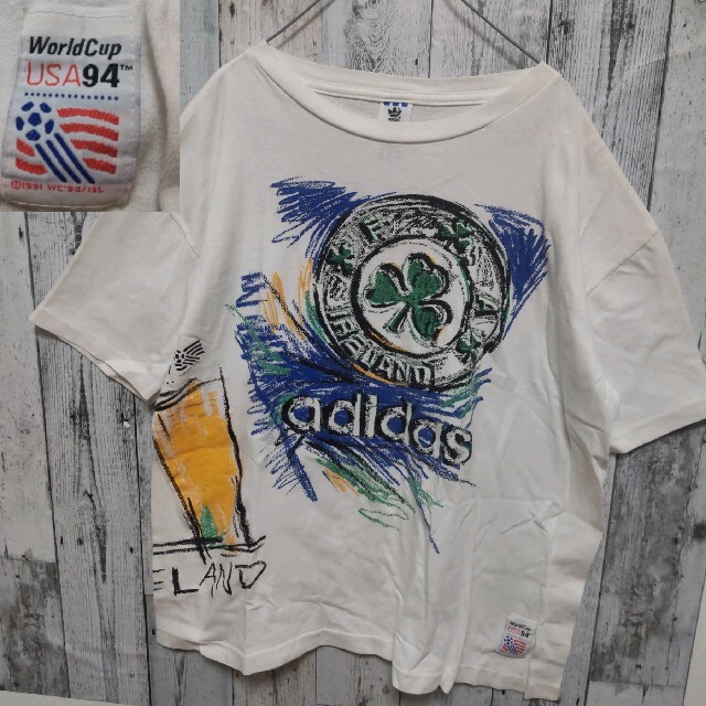 adidas - 【Made in USA】adidas 94年サッカーワールドカップ Tシャツ