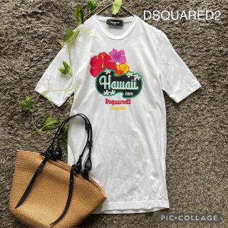 ディースクエアード(DSQUARED2)の★専用★  DSQUARED2  Hawaii ロゴTシャツ　イタリア製(Tシャツ(半袖/袖なし))