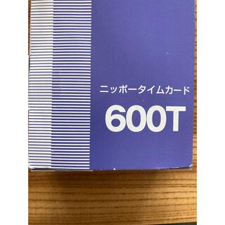 ニッポー タイムカード NTR-2500、2700用 600T  100枚(店舗用品)