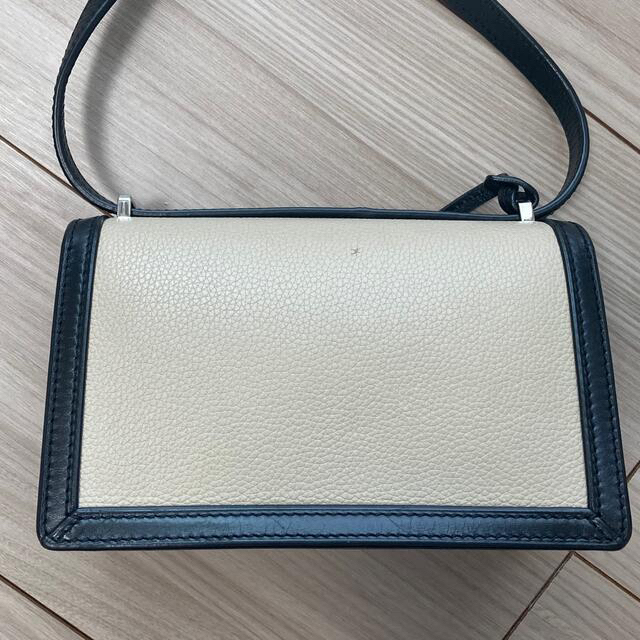 ロエベ バルセロナ ショルダーバッグ バイカラー 【本物保証】 バイカラー ホワイト/ブラック バルセロナ LOEWE ショルダーバッグ