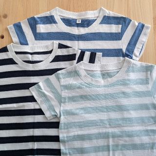 ムジルシリョウヒン(MUJI (無印良品))の90半袖Tシャツ無印３枚組オーガニックコットン(Tシャツ/カットソー)