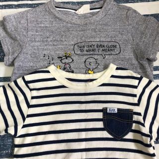 リー(Lee)のlee  PEANUTS Tシャツ　ストンプスタンプ (Tシャツ/カットソー)