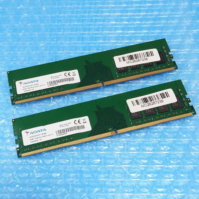 A-DATA 16GB 8GBx2 DDR4-2400 U-DIMM (070