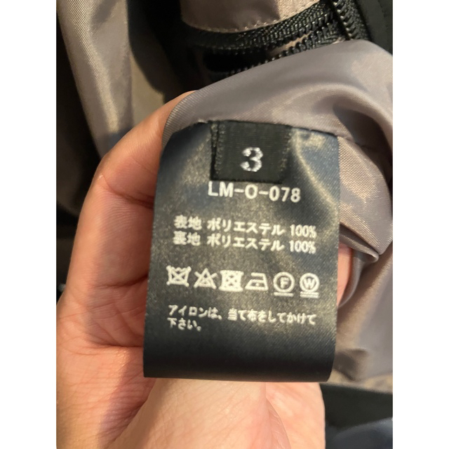 LAMOND(ラモンド)のLAMOND ラモンド / OVER BLOUSON オーバーブルゾン 黒 メンズのジャケット/アウター(ブルゾン)の商品写真