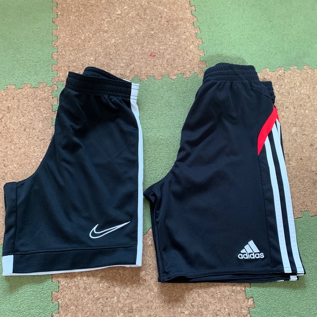 adidas(アディダス)のハーフパンツ2点セット販売 キッズ/ベビー/マタニティのキッズ服男の子用(90cm~)(パンツ/スパッツ)の商品写真