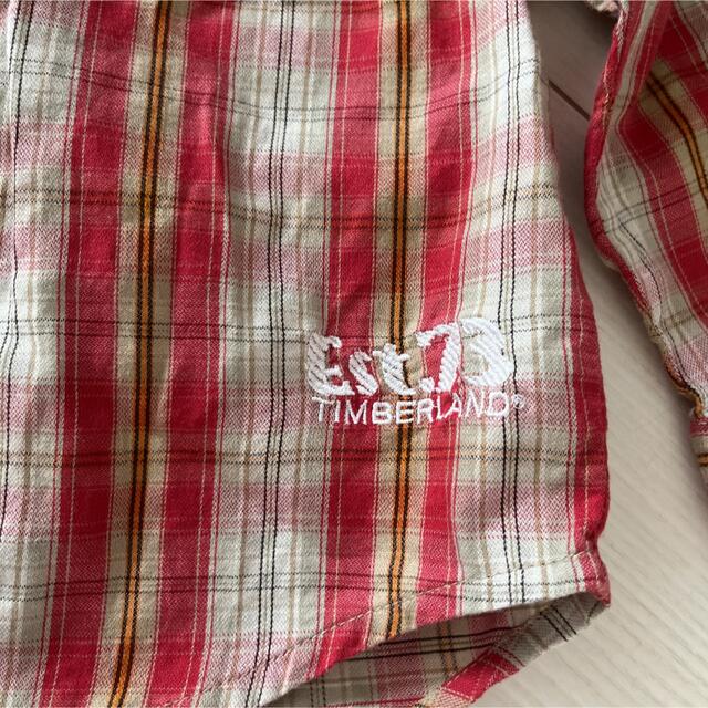 Timberland(ティンバーランド)のティンバーランド　チェックシャツ キッズ/ベビー/マタニティのキッズ服男の子用(90cm~)(ジャケット/上着)の商品写真