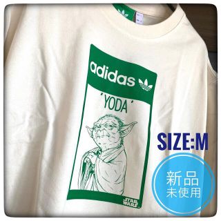 アディダス(adidas)の【新品タグ付き】アディダス❎スターウォーズ［ヨーダ］コラボ Tシャツ　カットソー(Tシャツ/カットソー(半袖/袖なし))