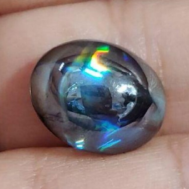 幻合成ルチル無色(チタニア)1.971ct ソーティング付き