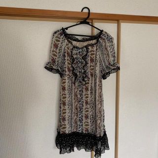 axes femmeチュニックワンピース（美品）(ミニワンピース)