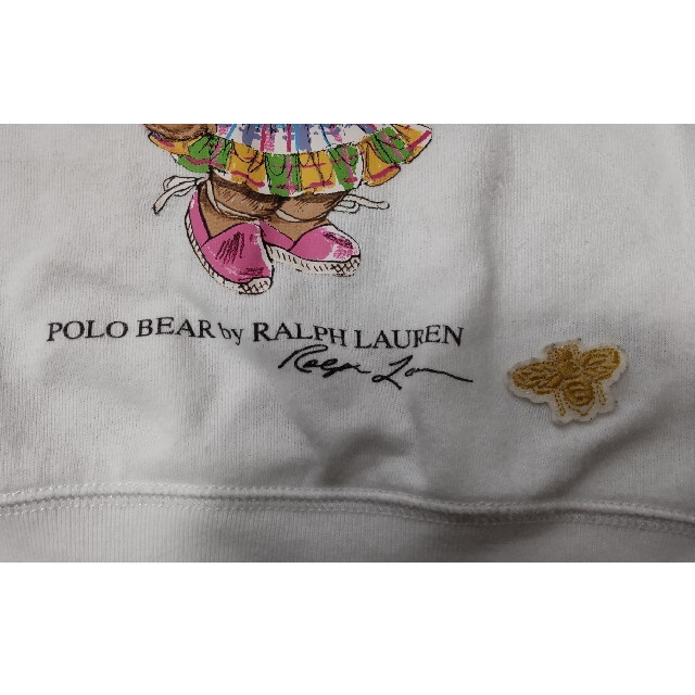 POLO RALPH LAUREN(ポロラルフローレン)のポロ　ラルフローレン　トレーナー　サイズ100 キッズ/ベビー/マタニティのキッズ服女の子用(90cm~)(Tシャツ/カットソー)の商品写真