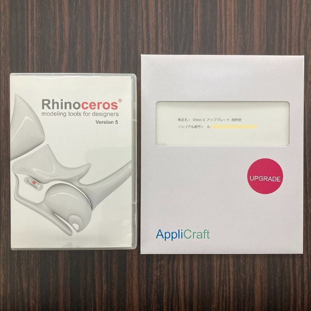 Rhino 6 （Rhinoceros5）Windows 商用版 使用歴あり