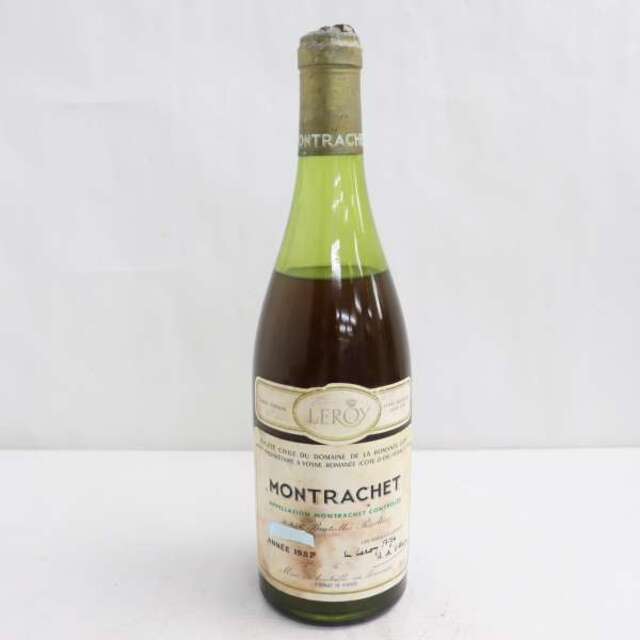 驚きの値段で DRC MONTRACHET モンラッシェ 1982 ※状態注意 ワイン ...