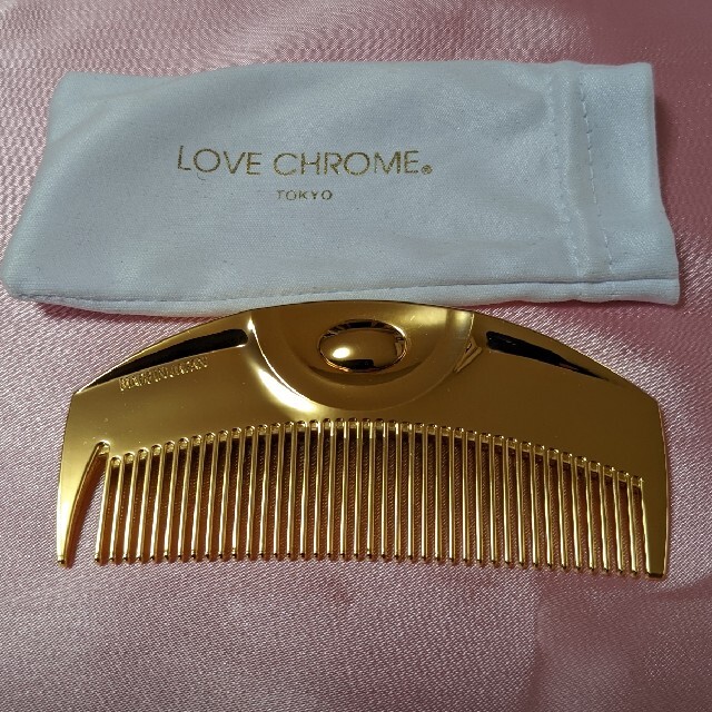 ラブクロム　K24GP　ツキ　ゴールド　美品 コスメ/美容のヘアケア/スタイリング(ヘアブラシ/クシ)の商品写真