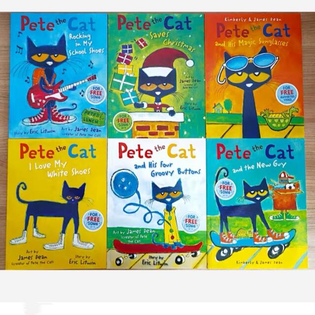 新品　★英語絵本★ Pete the cat 大きな絵本　6冊セット エンタメ/ホビーの本(絵本/児童書)の商品写真