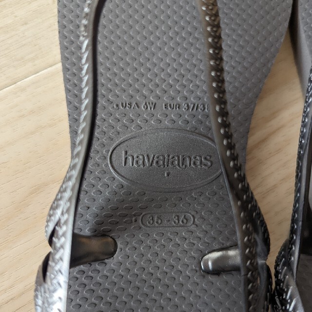 havaianas(ハワイアナス)のビーチサンダル　レディース　ハワイアナス　35~36　おしゃれ レディースの靴/シューズ(ビーチサンダル)の商品写真