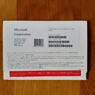 Microsoft - Microsoft Windows 10 Pro 日本語版 DSP 版