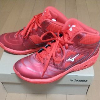 ミズノ(MIZUNO)のミズノ ウェ―ブダイバ―ス  K1GF167262 24.5cm レッド(スニーカー)